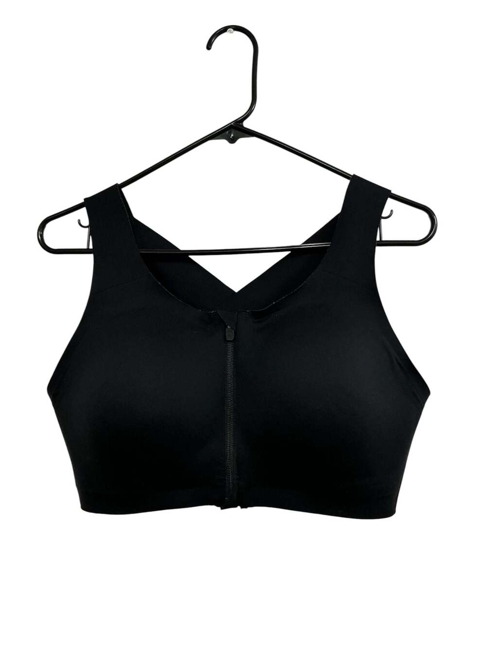 Lululemon Enlite Front Zip Sports Bra Black High Support - Picture 3 of 6